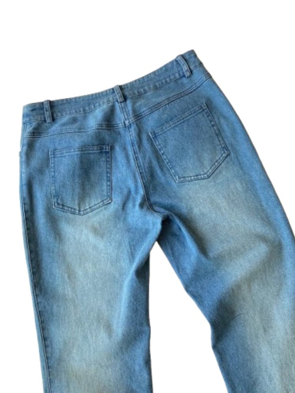 Cache Vintage VTG Embroidered Beaded Bootcut Jeans Womens 6 Blue Denim - Picture 14 of 14